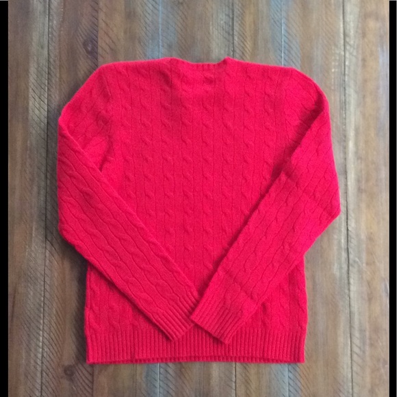 COPY - Ralph Lauren Cashmere Polo Sweater NEW Red… - Picture 5 of 6